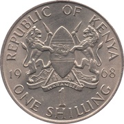 1 Shilling Without legend obverse image