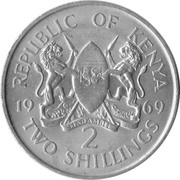 2 Shillings With legend obverse image