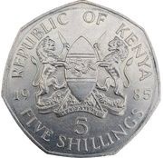 5 Shillings Copper-nickel obverse image