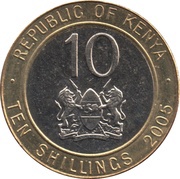10 Shillings Non-magnetic obverse image