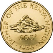 500 Shillings Mzee Jomo Kenyatta obverse image