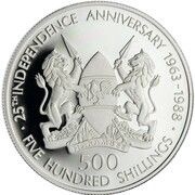 500 Shillings Independence obverse image