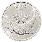 5 Cents Non-magnetic reverse image