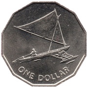 1 Dollar reverse image