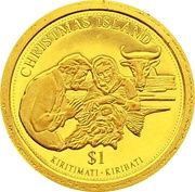 1 Dollar Mary, Child Jesus and Joseph reverse image