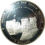 2 Dollars Family Residence Windsor Castle reverse image