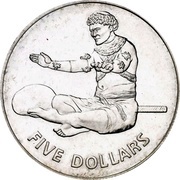 5 Dollars Independence reverse image