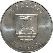 5 Dollars Royal Visit obverse image