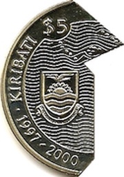 5 Dollars Tempora Mutantur; Silver Proof Issue obverse image