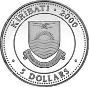 5 Dollars Akihito obverse image