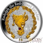 5 Dollars Rudolph the Red-Nosed Reindeer reverse image