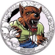 5 Dollars Werewolf, Kiribati, 2016 reverse image