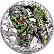 5 Dollars Undead Mummy, Kiribati, 2016 reverse image