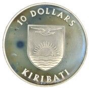 10 Dollars 5th Anniversary of Independence; .925 Silver obverse image
