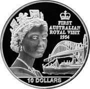 10 Dollar Royal Visit reverse image