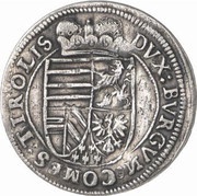 10 Kreuzers - Leopold V, Austria, 1623-1625 reverse image