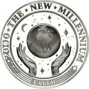 20 Dollars The New Millennium, Kiribati, 2000 reverse image