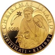 200 Dollars Christmas Island, Kiribati, 2005 reverse image