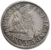 ¼ Thaler - Ferdinand II of Tyrol obverse image