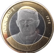 2 Diners Pope John Paul I reverse image