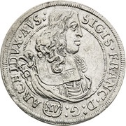 15 Kreuzers - Sigismund Franz Hall obverse image