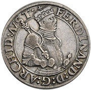 ½ Thaler - Ferdinand II of Tyrol obverse image