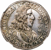 ½ Thaler - Ferdinand Charles obverse image