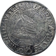 1 Guldenthaler - Ferdinand II of Tyrol obverse image