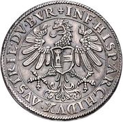 1 Thaler - Ferdinand I posthume Ferdinand II of Tyrol, Austria, 1573-1576 reverse image
