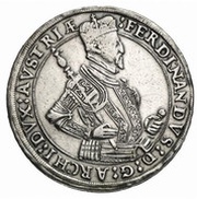 1 Thaler - Ferdinand II of Tyrol Hall obverse image