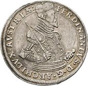 1 Thaler - Ferdinand II of Tyrol Hall obverse image