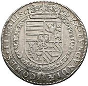 1 Thaler - Ferdinand II of Tyrol Hall, Austria, 1577-1595 reverse image