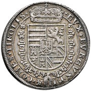 1 Thaler - Ferdinand II of Tyrol Hall, Austria, 1577-1595 reverse image