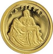 2 Diners Pieta by Michelangelo, Andorra, 2008 reverse image