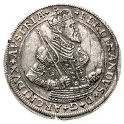 1 Thaler - Ferdinand II of Tyrol Hall obverse image