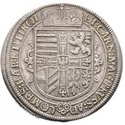 1 Thaler - Maximilian III Hall, Austria, 1613 reverse image