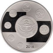 5 Som 25 Years of the National Currency obverse image