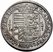 1 Thaler - Maximilian III Hall, Austria, 1616 reverse image