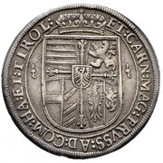 1 Thaler - Maximilian III Hall, Austria, 1616 reverse image