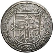 1 Thaler - Maximilian III Hall, Austria, 1617 reverse image