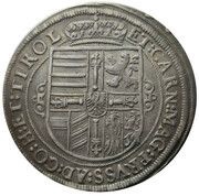 1 Thaler - Maximilian III Hall, Austria, 1618 reverse image