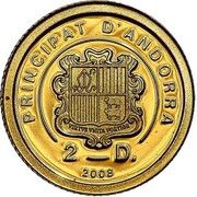 2 Diners Our Lady of Lourdes obverse image