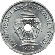 20 Cents - Sisavang Vong Essai obverse image