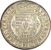 1 Thaler - Leopold V Posthumous, Austria, 1632 reverse image