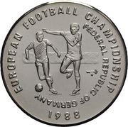 50 Kip European Football Championship, Laos, 1988 reverse image