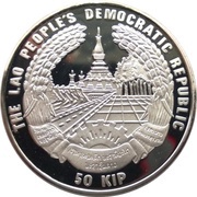 50 Kip XXVII Summer Olympic Games 2000 Sydney obverse image