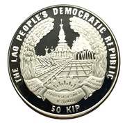 50 Kip World Cup Soccer obverse image