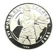 50 Kip World Cup Soccer, Laos, 1996 reverse image