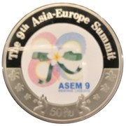 50 Kip ASEM 9, Laos, 2012 reverse image