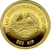 500 Kip Year of the Rat obverse image